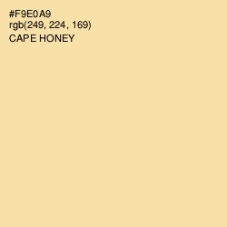 #F9E0A9 - Cape Honey Color Image